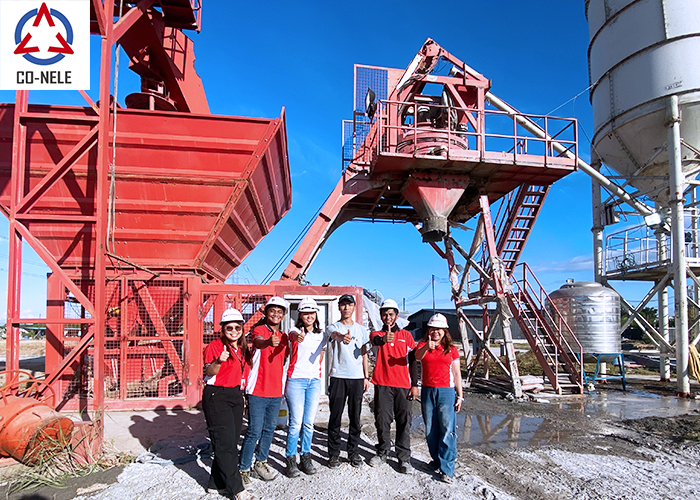 Planta móvil de hormigón por lotes en Filipinas 2020-2024